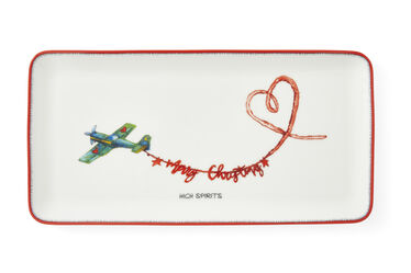 Kit Kemp Doodles Christmas Dessert Tray Kit Kemp Doodles Christmas Dessert Tray